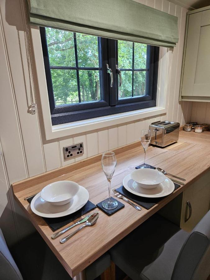 Woodland Shepherds Hut - 'Saga' 卡纳芬 外观 照片